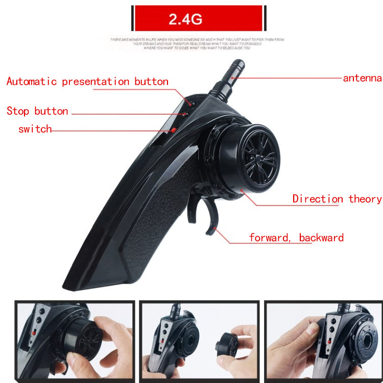 Remote Control Dual Motor 4WD Race Car with Rechargeable Battery