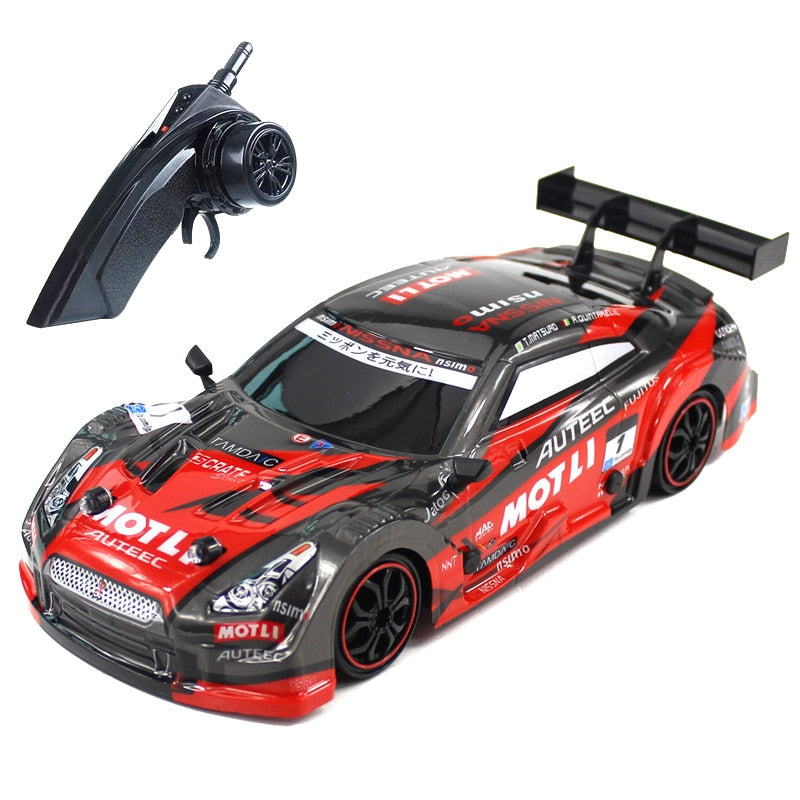 Remote Control Dual Motor 4WD Race Car with Rechargeable Battery