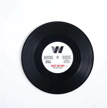 Vinyl Record Coasters (6 Pieces)