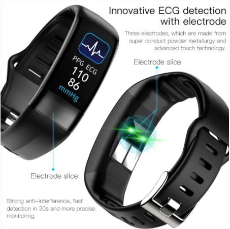 Smart Bracelet, Fitness and Health Tracker