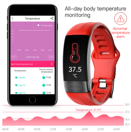 Smart Bracelet, Fitness and Health Tracker