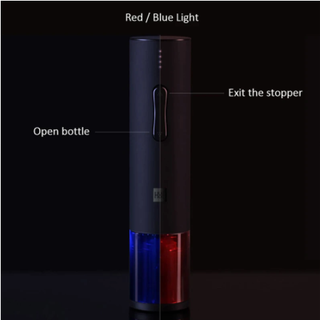 Electric Wine Bottle Opener and Stopper