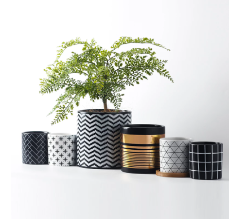 Geometric Ceramic Planter
