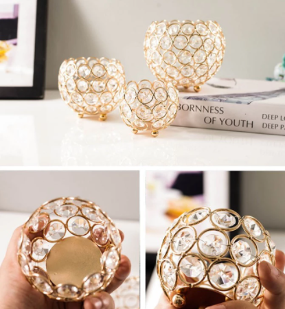 Crystal Candle Holder