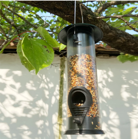 Hanging Cylinder Bird Feeder