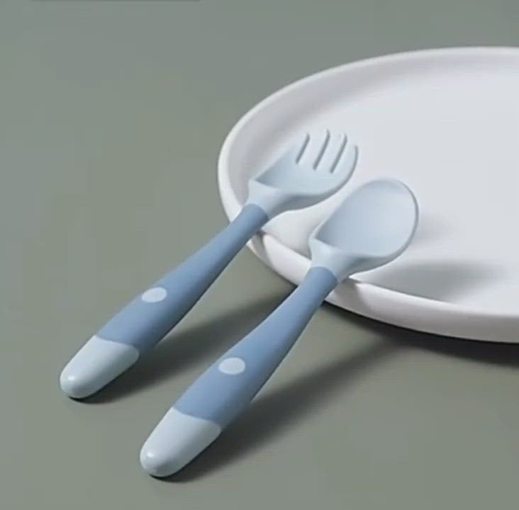 BPA-Free Flexible Silicone Baby Spoon