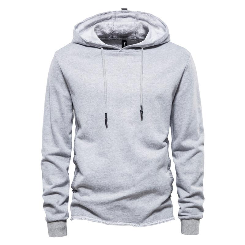 Cotton Solid Color Sweatshirt Zip-Up or Pullover