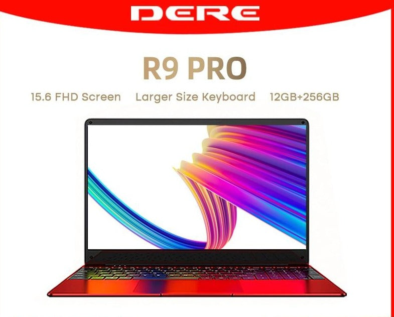 Dere R9 Pro Laptop 15.6" Intel Celeron N5095 12 GB RAM 256 GB SSD Windows 10