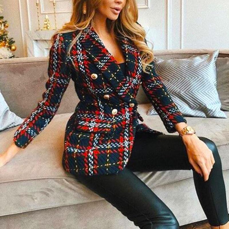 Fall Plaid Blazer