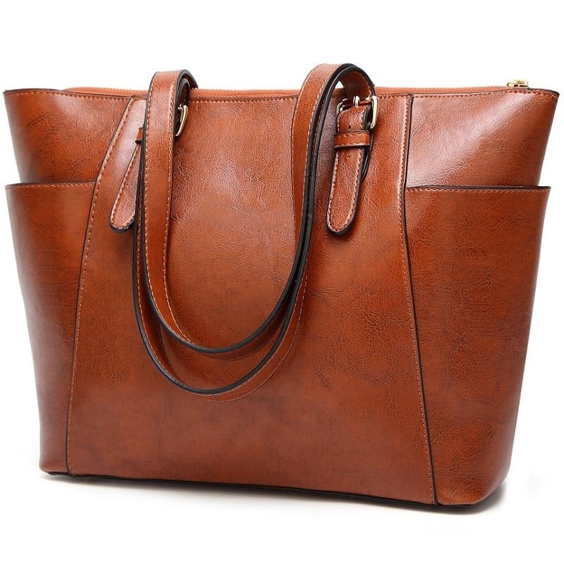 Leather Shoulder Bag Matte