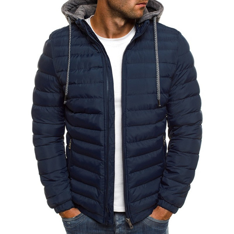 Casual Hooded Down Jacket
