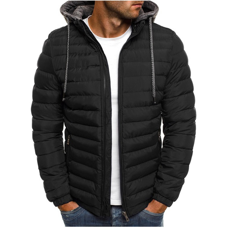 Casual Hooded Down Jacket
