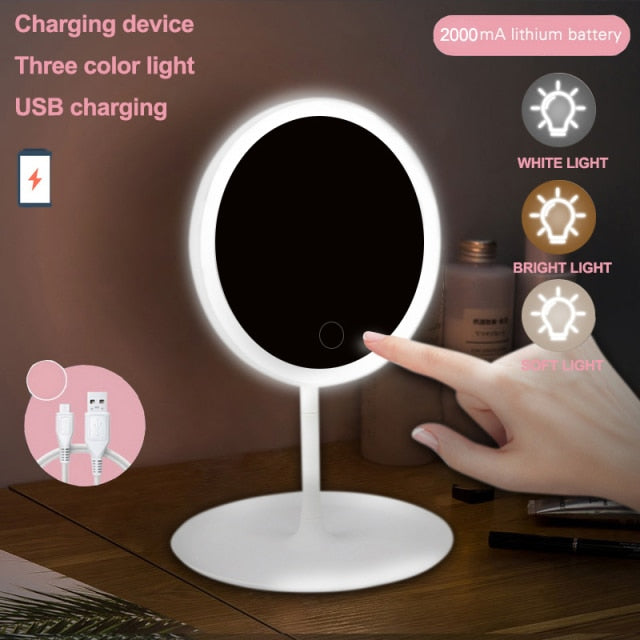 LED Light-Up Makeup Mirror