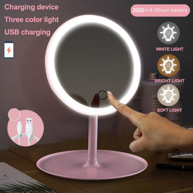LED Light-Up Makeup Mirror