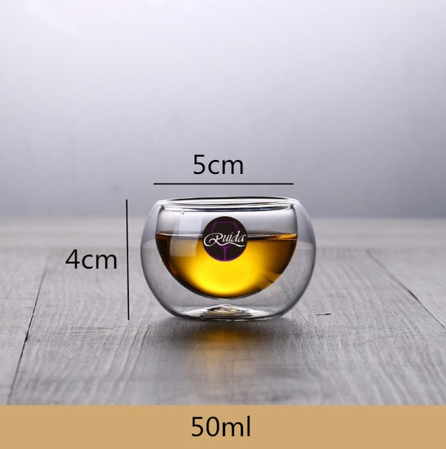 Double Wall Glass Mug