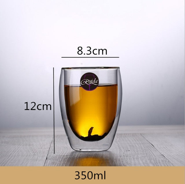 Double Wall Glass Mug