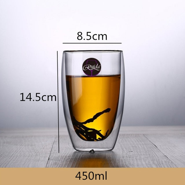 Double Wall Glass Mug