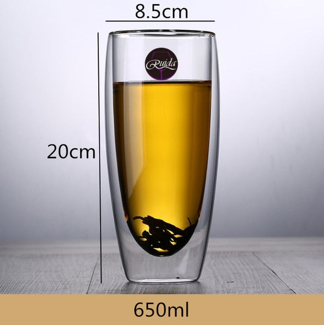 Double Wall Glass Mug