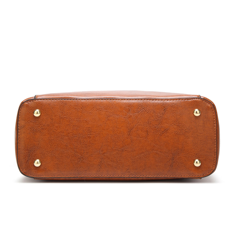 Leather Shoulder Bag Matte