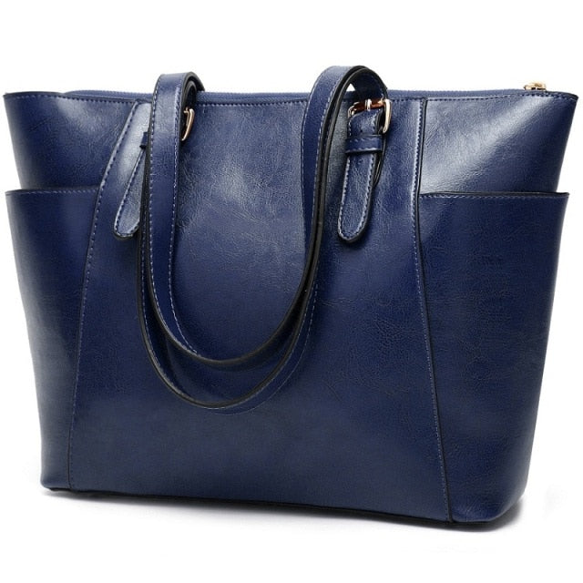 Leather Shoulder Bag Matte