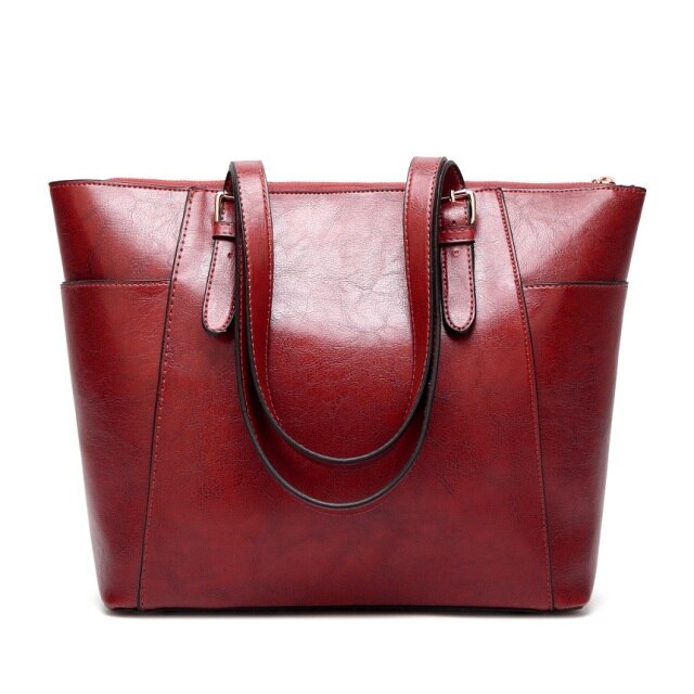 Leather Shoulder Bag Matte