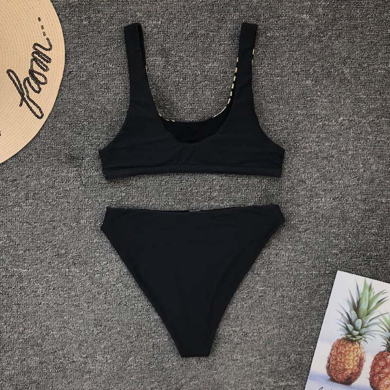High Waist Two-Piece Swimsuit