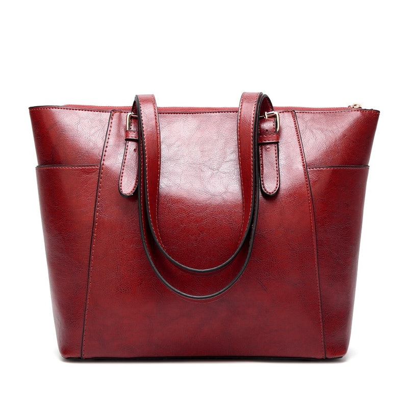 Leather Shoulder Bag Matte