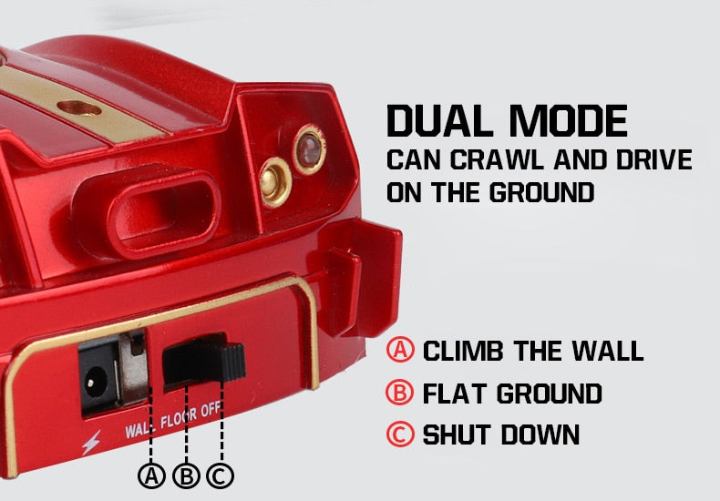 USB-Charging Anti-Gravity Remote Control Racing Car