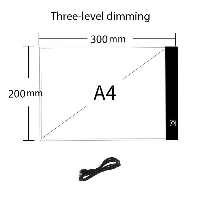 A4 Kids LED Light-Up Tracing Board