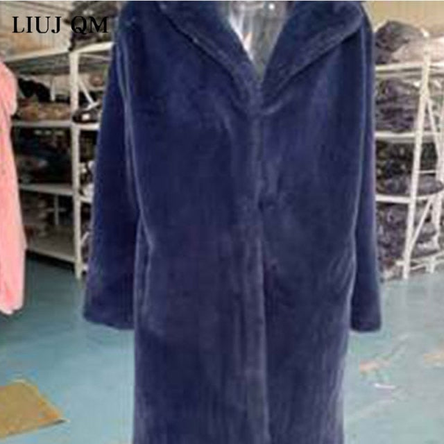 Hooded Faux-Fur Winter Coat