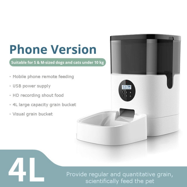 Smart Pet Feeder (4 litres, 6 litres)