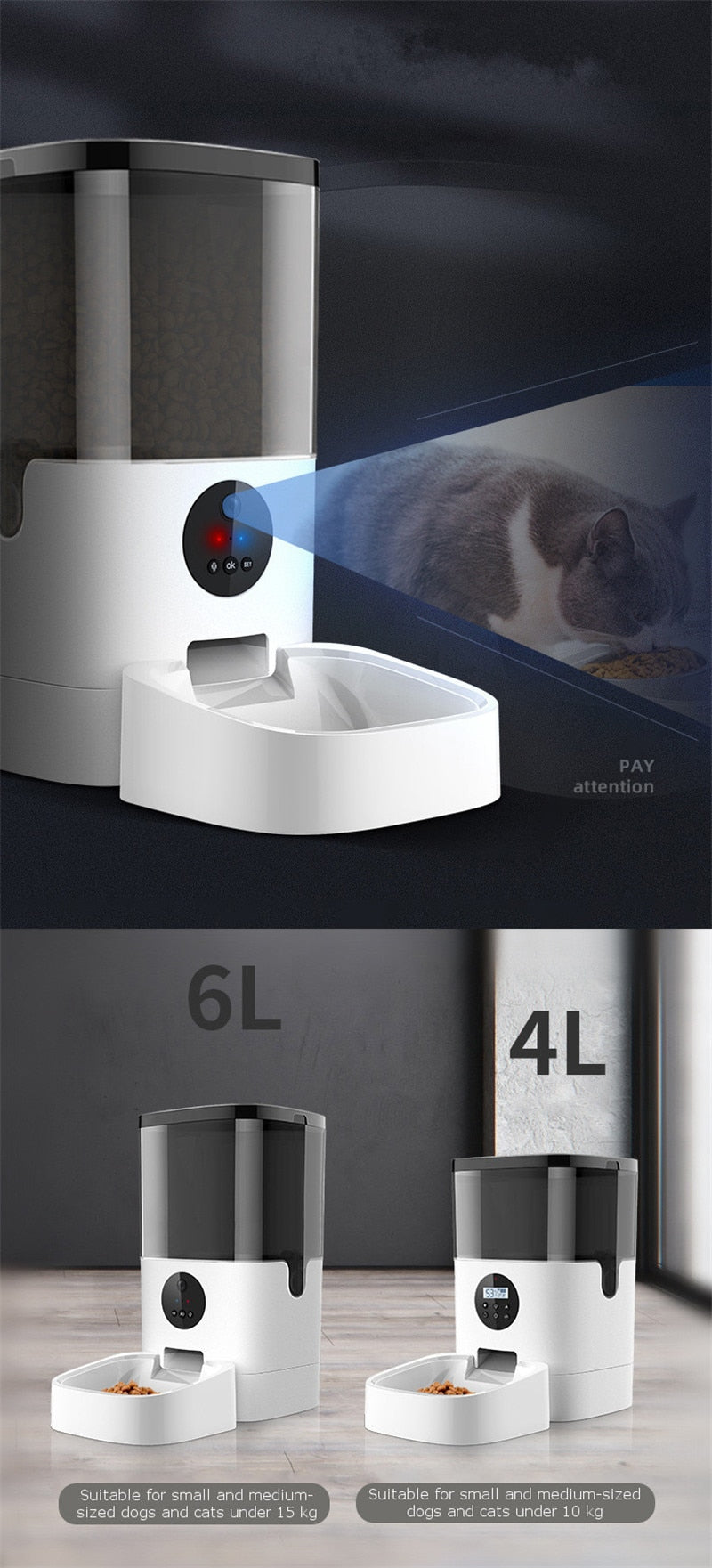 Smart Pet Feeder (4 litres, 6 litres)