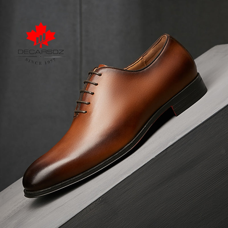 Genuine Leather Seamless Formal Dress Shoes