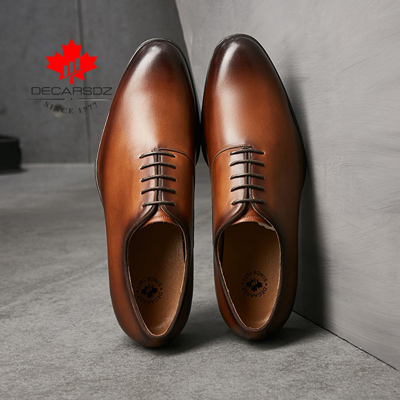Genuine Leather Seamless Formal Dress Shoes