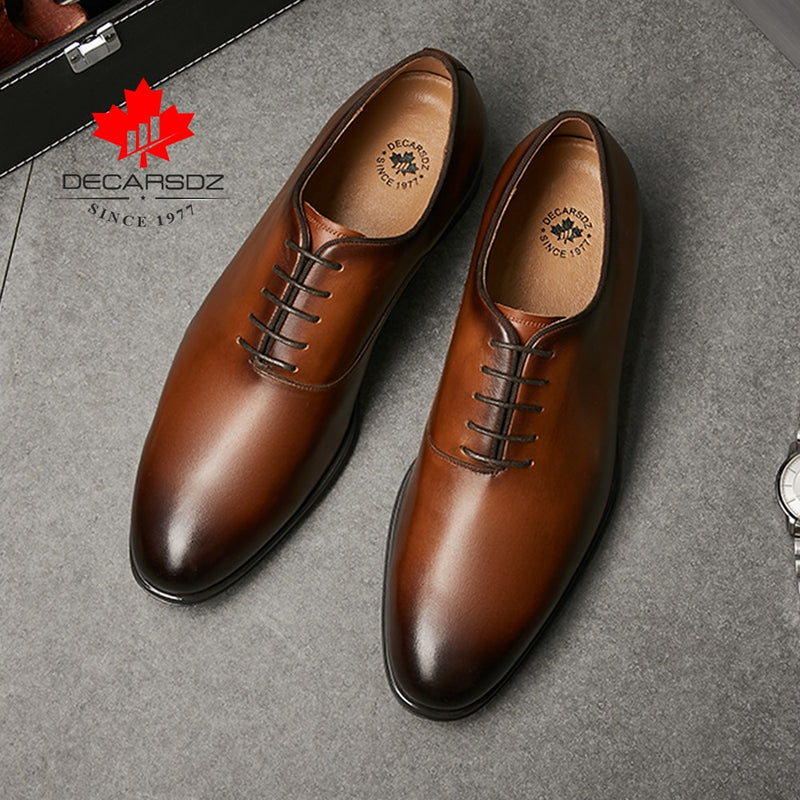 Genuine Leather Seamless Formal Dress Shoes