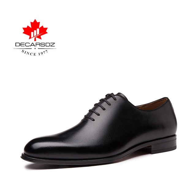 Genuine Leather Seamless Formal Dress Shoes