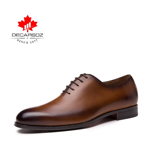 Genuine Leather Seamless Formal Dress Shoes