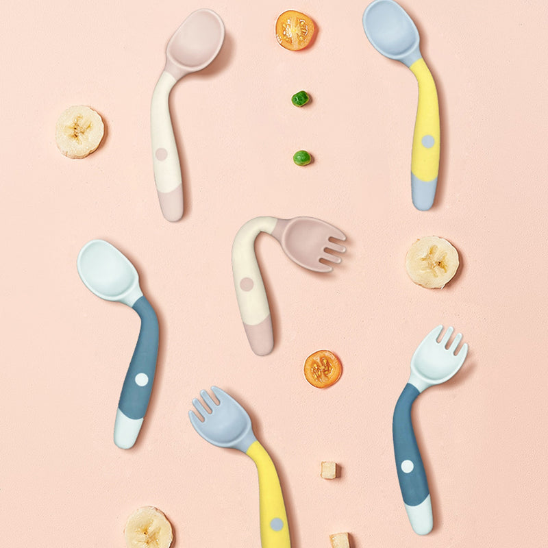 BPA-Free Flexible Silicone Baby Spoon