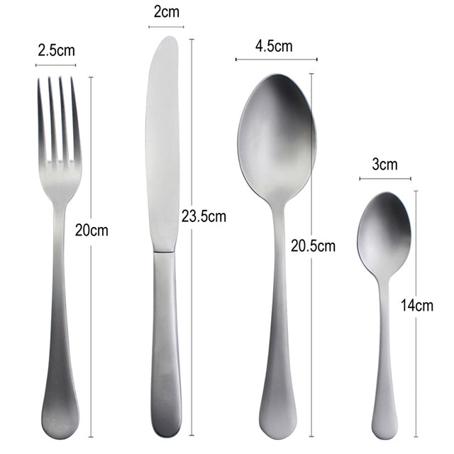 Modern Stainless Steel Cutlery Set