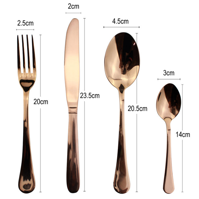 Modern Stainless Steel Cutlery Set