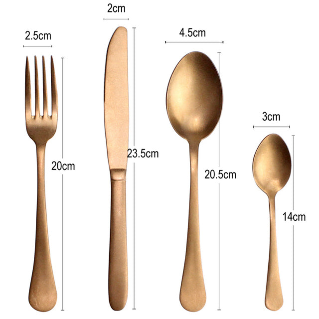 Modern Stainless Steel Cutlery Set