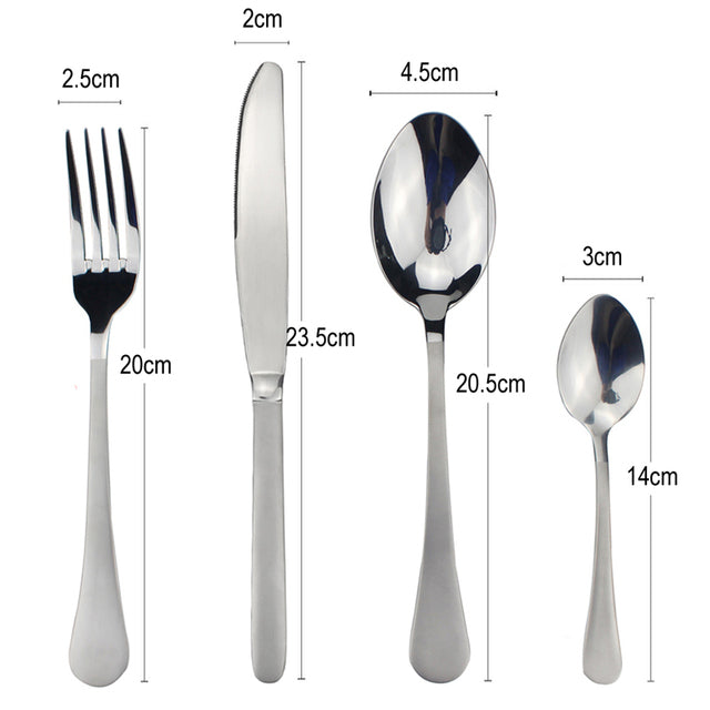 Modern Stainless Steel Cutlery Set