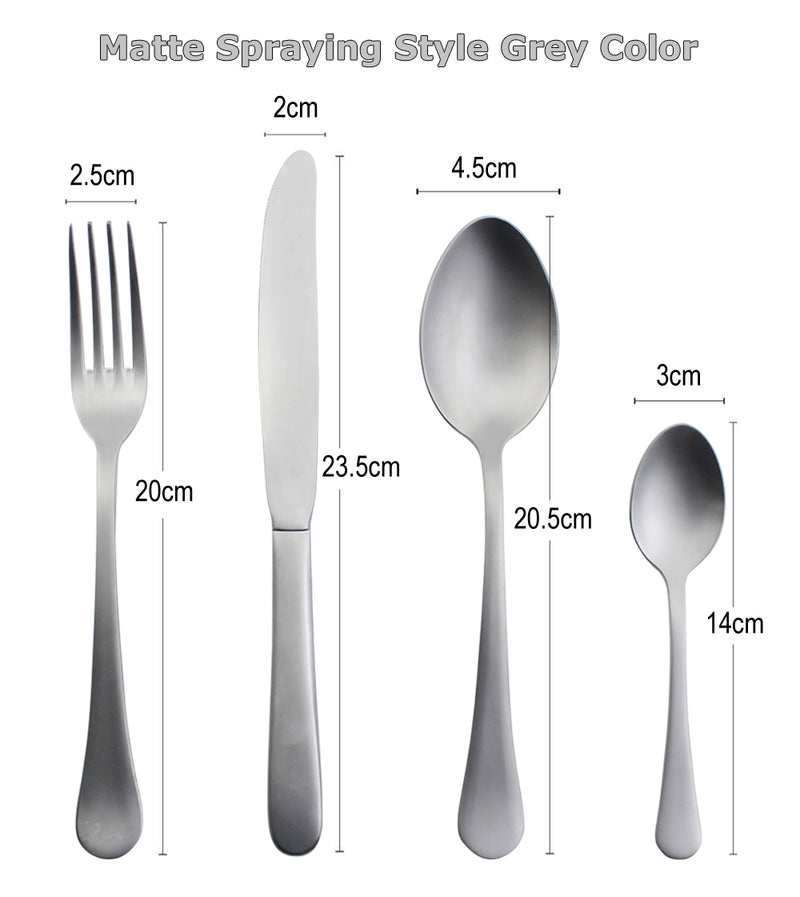 Modern Stainless Steel Cutlery Set