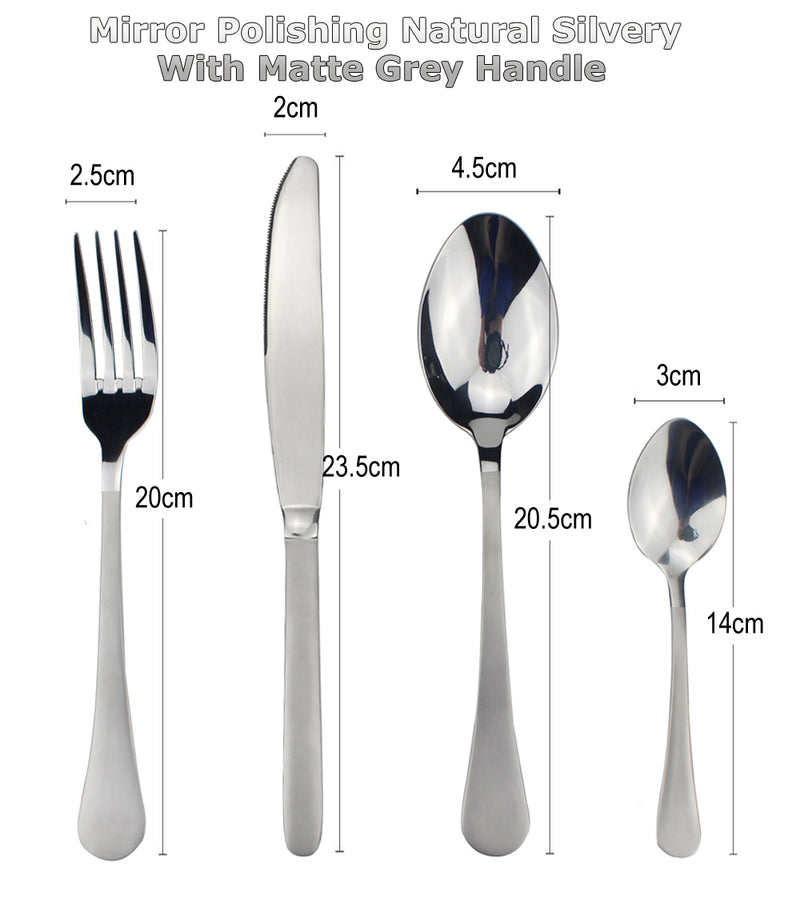 Modern Stainless Steel Cutlery Set
