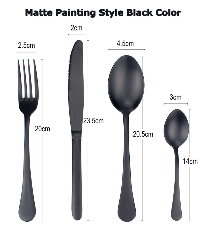 Modern Stainless Steel Cutlery Set