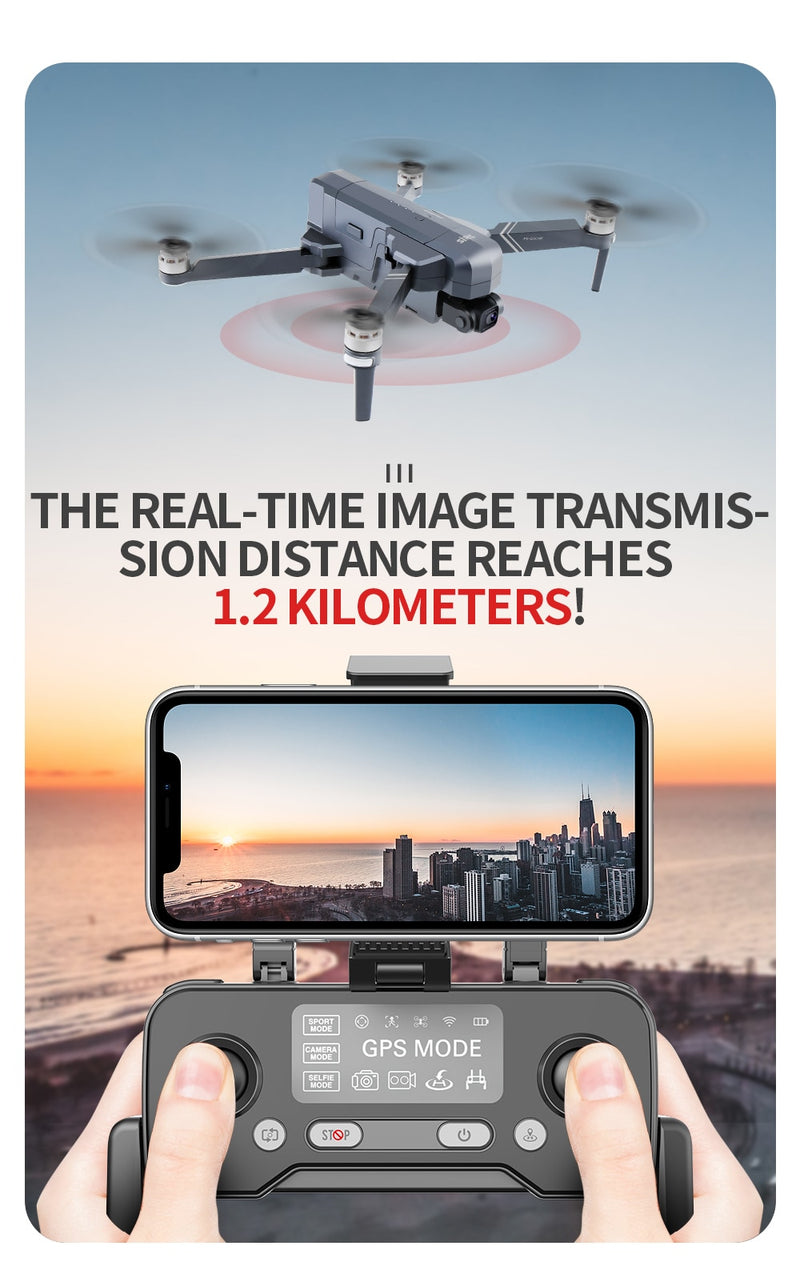 SJRC F11 PRO Double-Axis Drone GPS WiFi 4K HD Camera