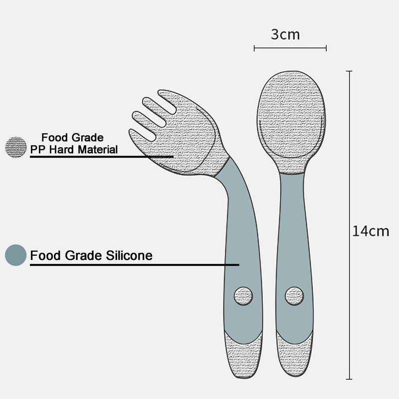 BPA-Free Flexible Silicone Baby Spoon
