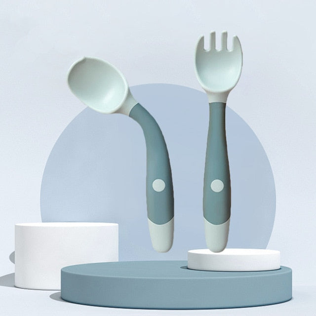 BPA-Free Flexible Silicone Baby Spoon