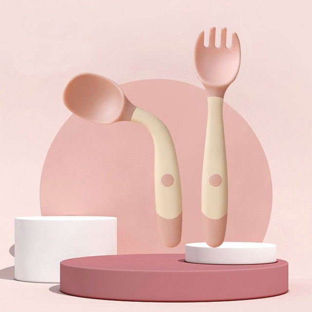 BPA-Free Flexible Silicone Baby Spoon