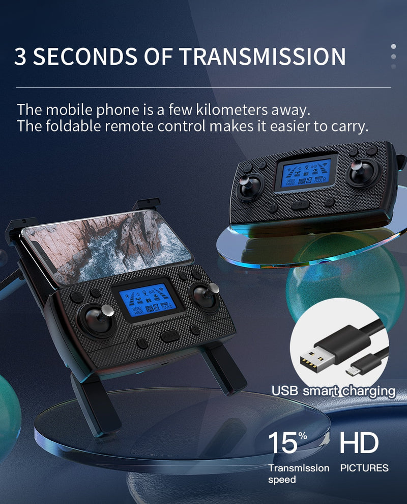 SG907 MAX Triple-Axis Drone 5G WiFi GPS 4K Camera